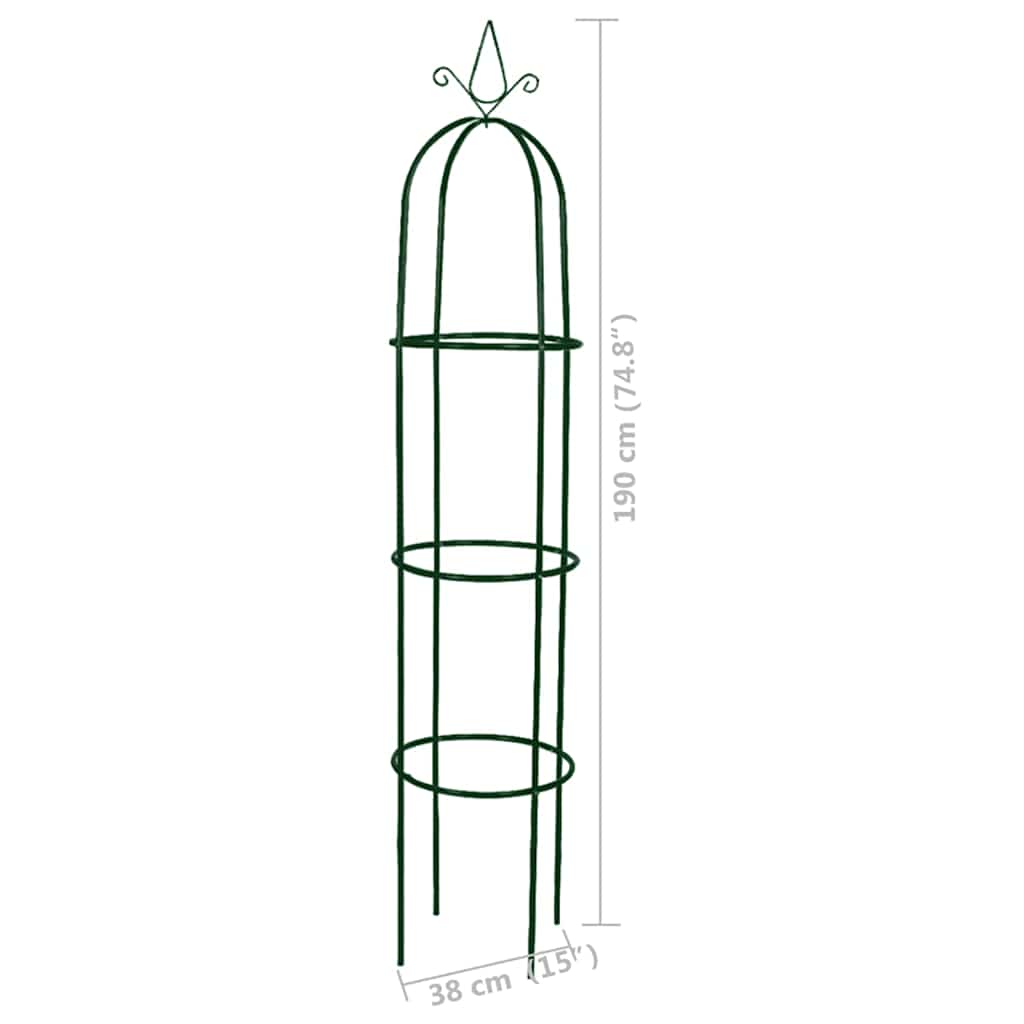 Garden Arch Tower 2 Pcs