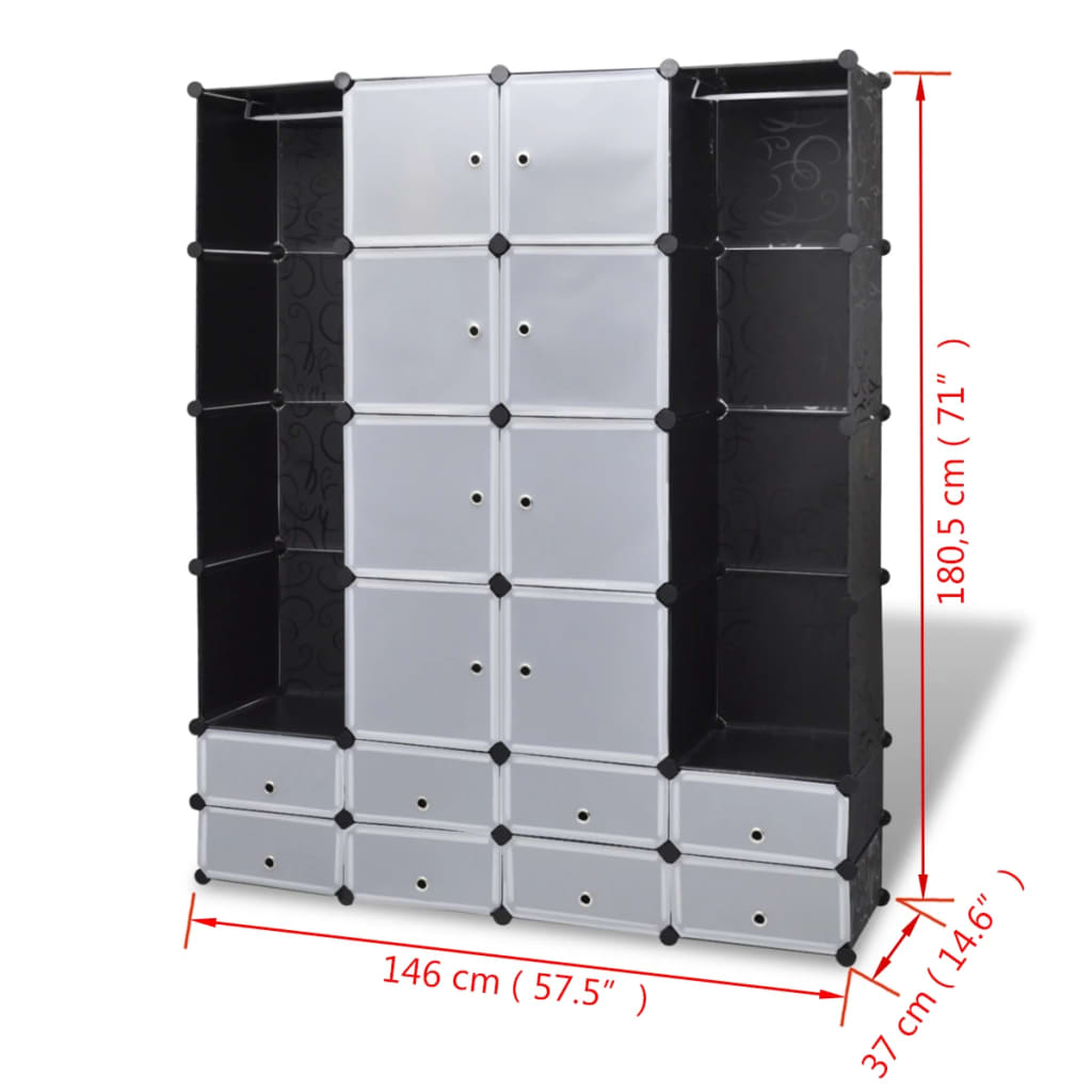 Modular Cabinet 37X146X180.5 Cm