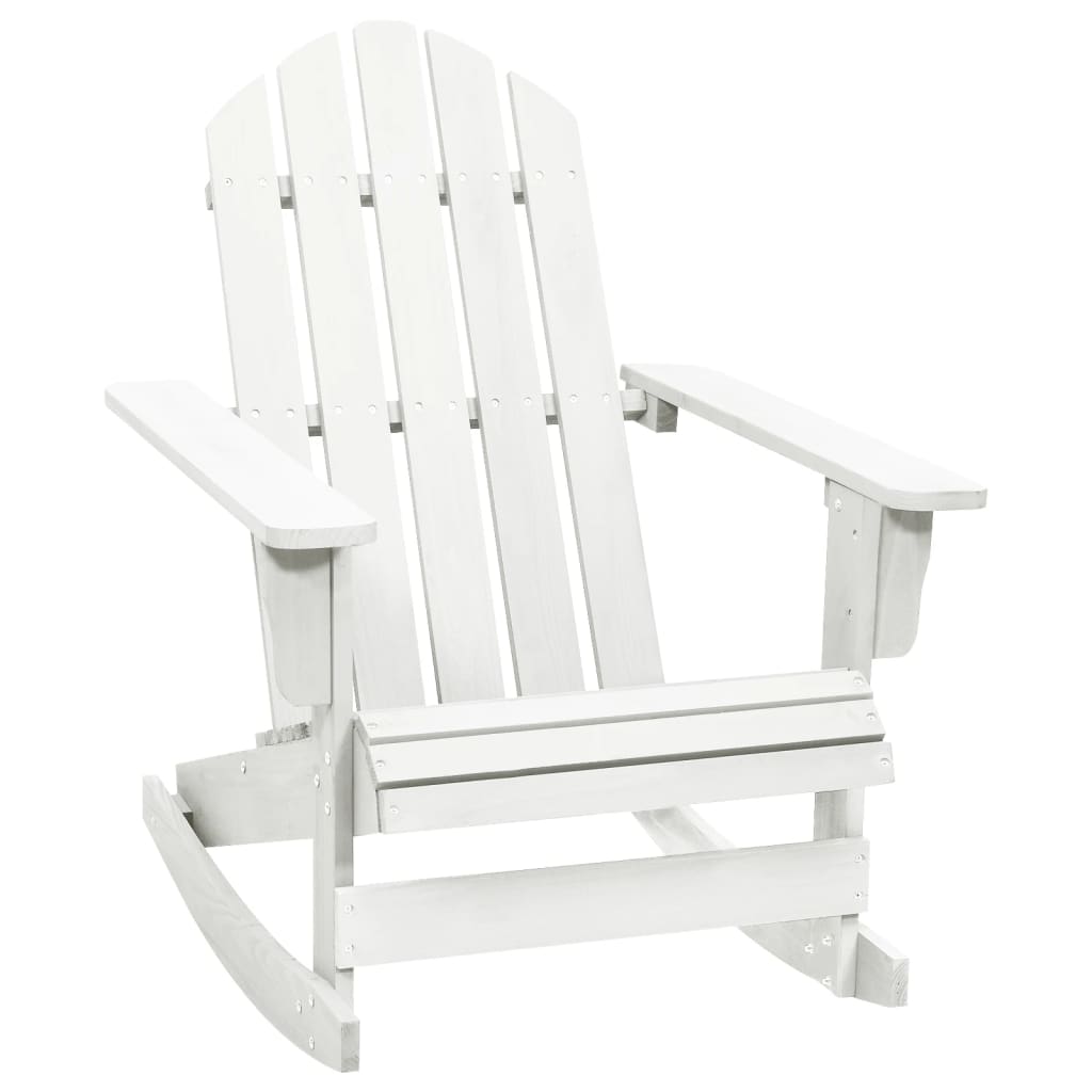 Garden Adirondack Rocking Chair Solid Fir Wood