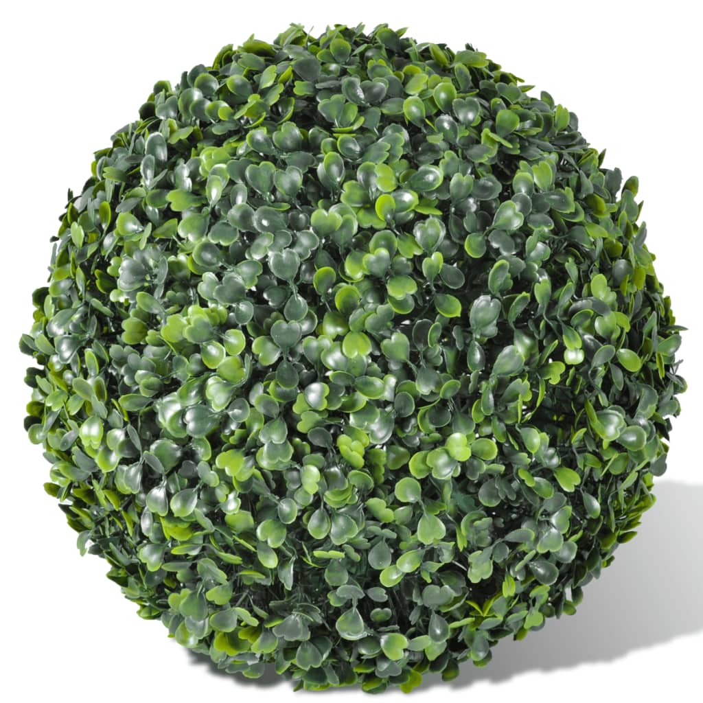 Boxwood Ball Artificial Leaf Topiary Ball 2 Pcs