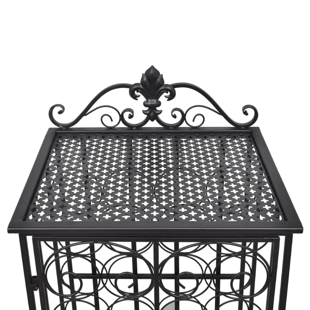 Wine Rack For 28 Bottles Metal