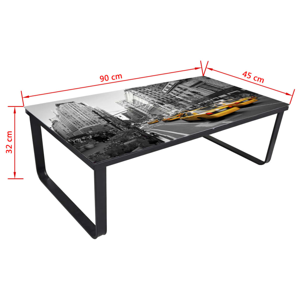 Coffee Table With Glass Top Rectangular