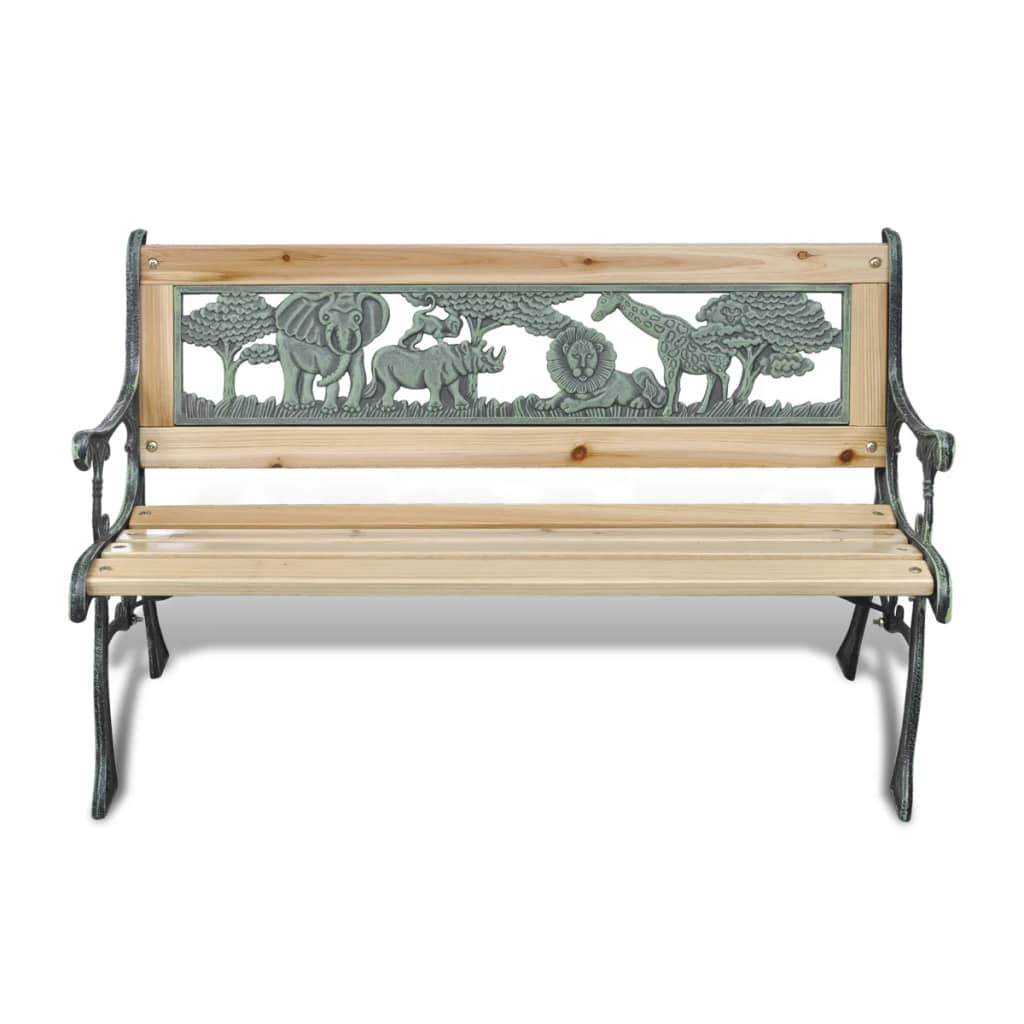 Children Garden Bench 84 Cm Wood