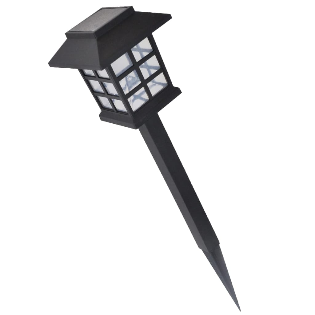 Outdoor Solar Lamp Led Light 12 Pcs Spike 8.6 X 8.6 X 38 Cm