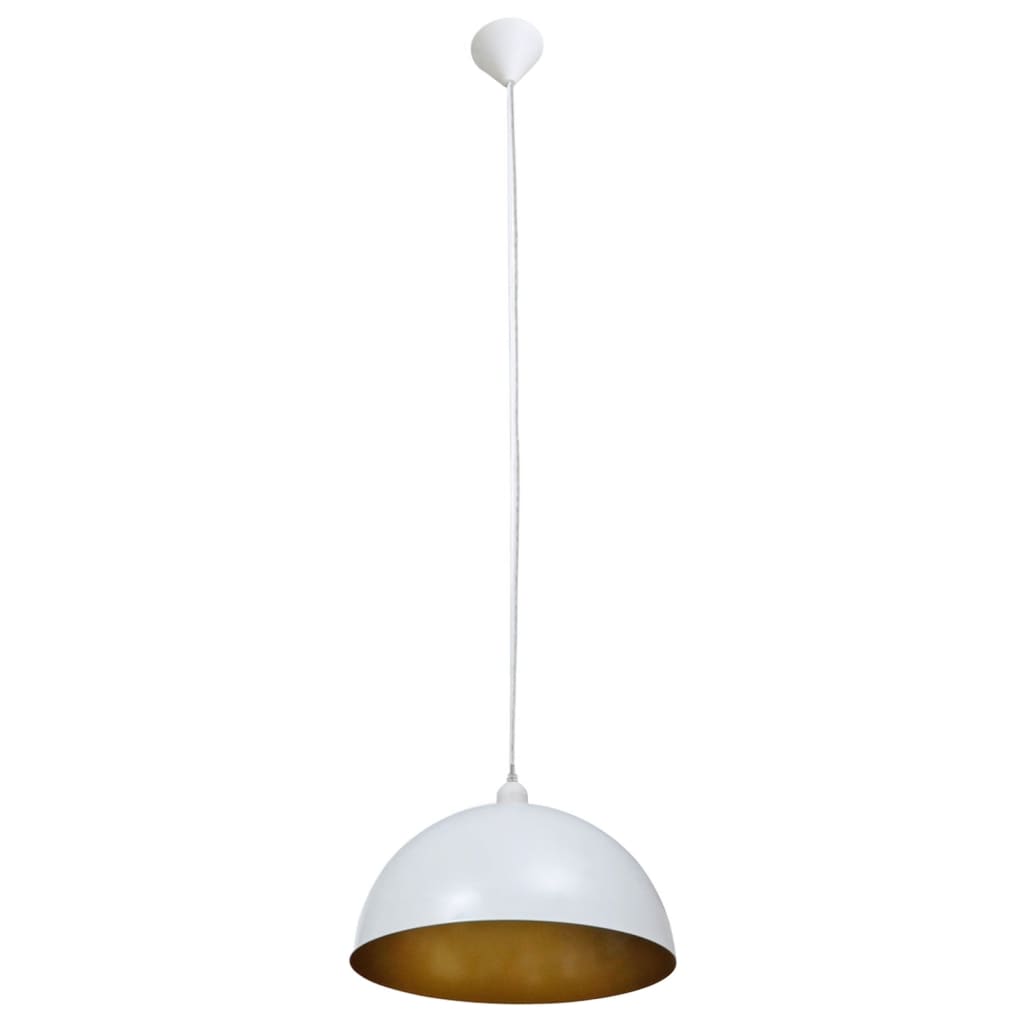 Ceiling Lamp 2 Pcs Height-Adjustable Semi-Spherical