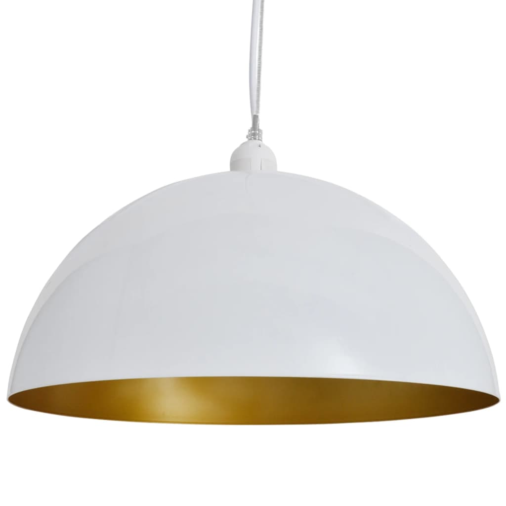 Ceiling Lamp 2 Pcs Height-Adjustable Semi-Spherical