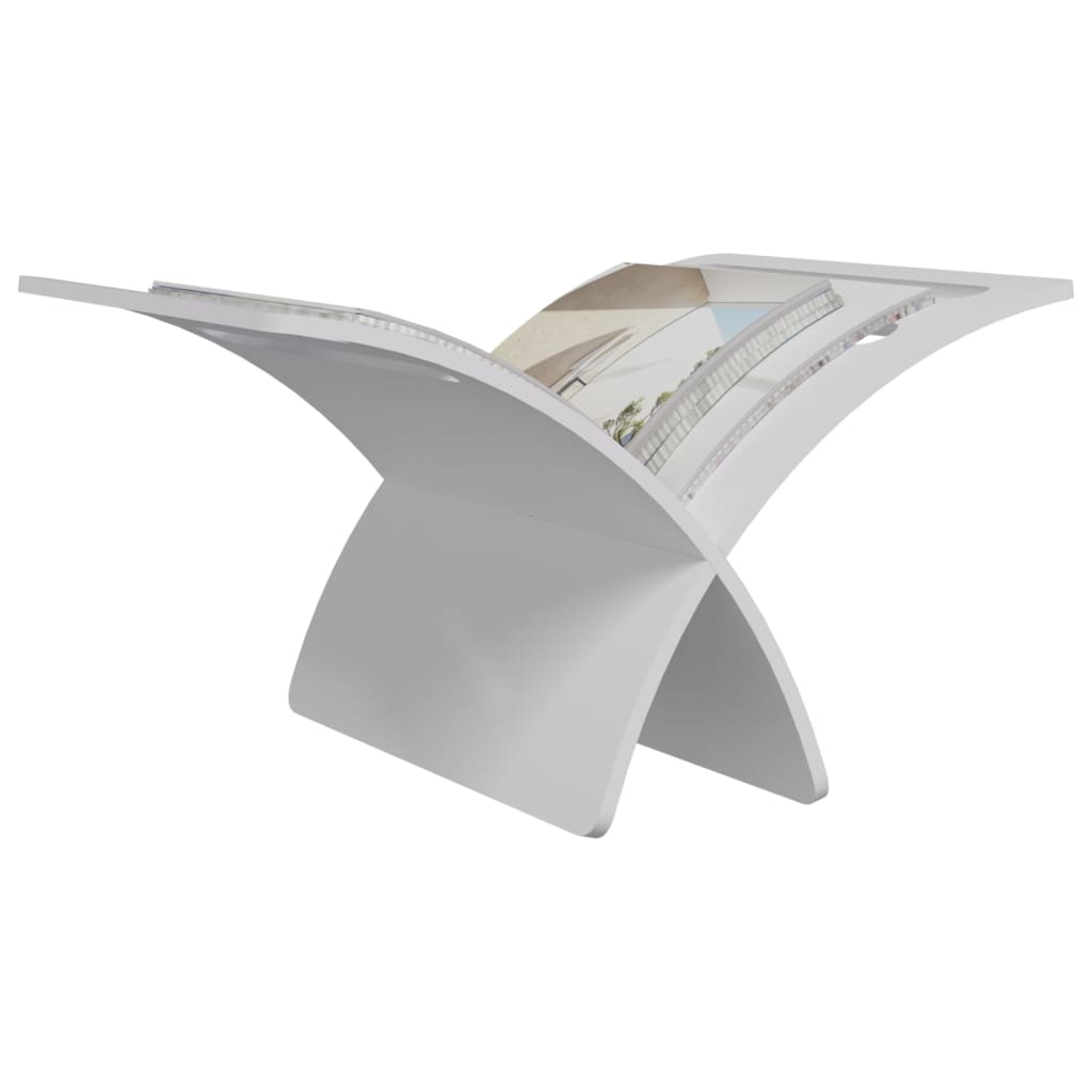 Wooden Magazine Rack Floor Standing