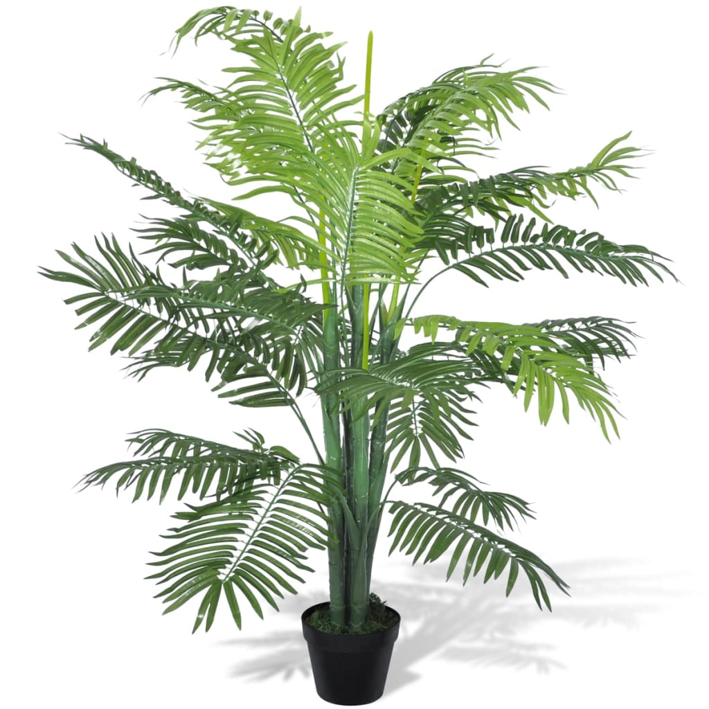 Lifelike Artificial Cycus Palm Tree With Pot 80 Cm