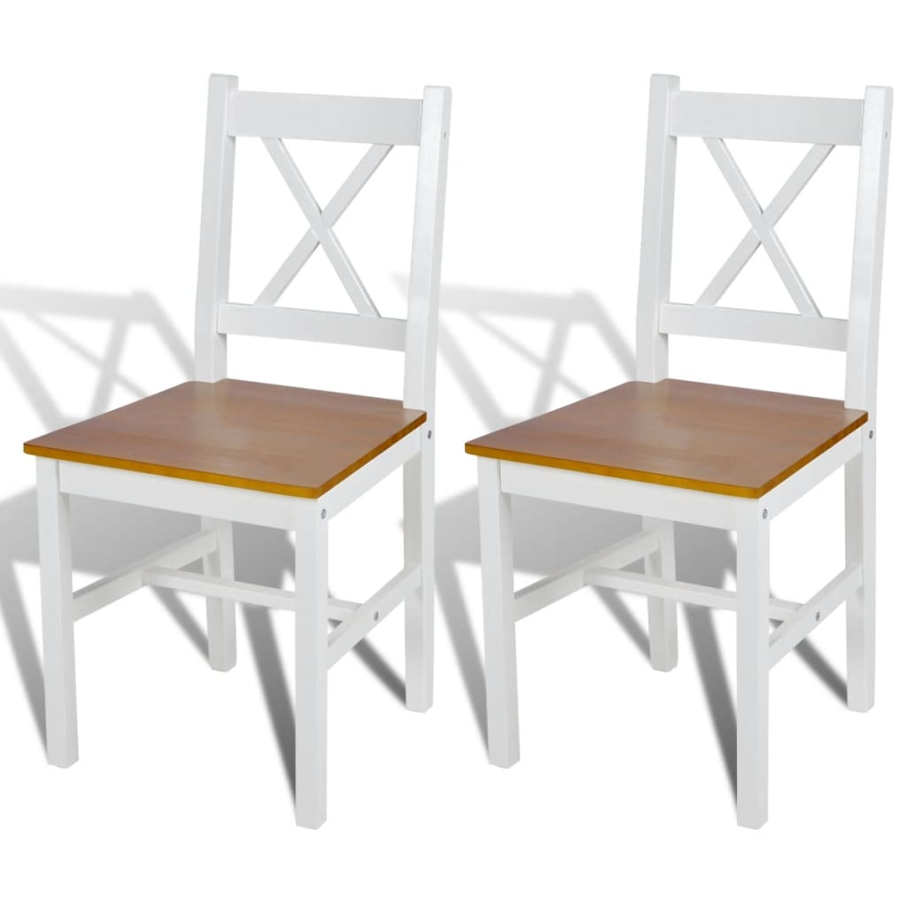 Dining Chairs 2 Pcs Pinewood
