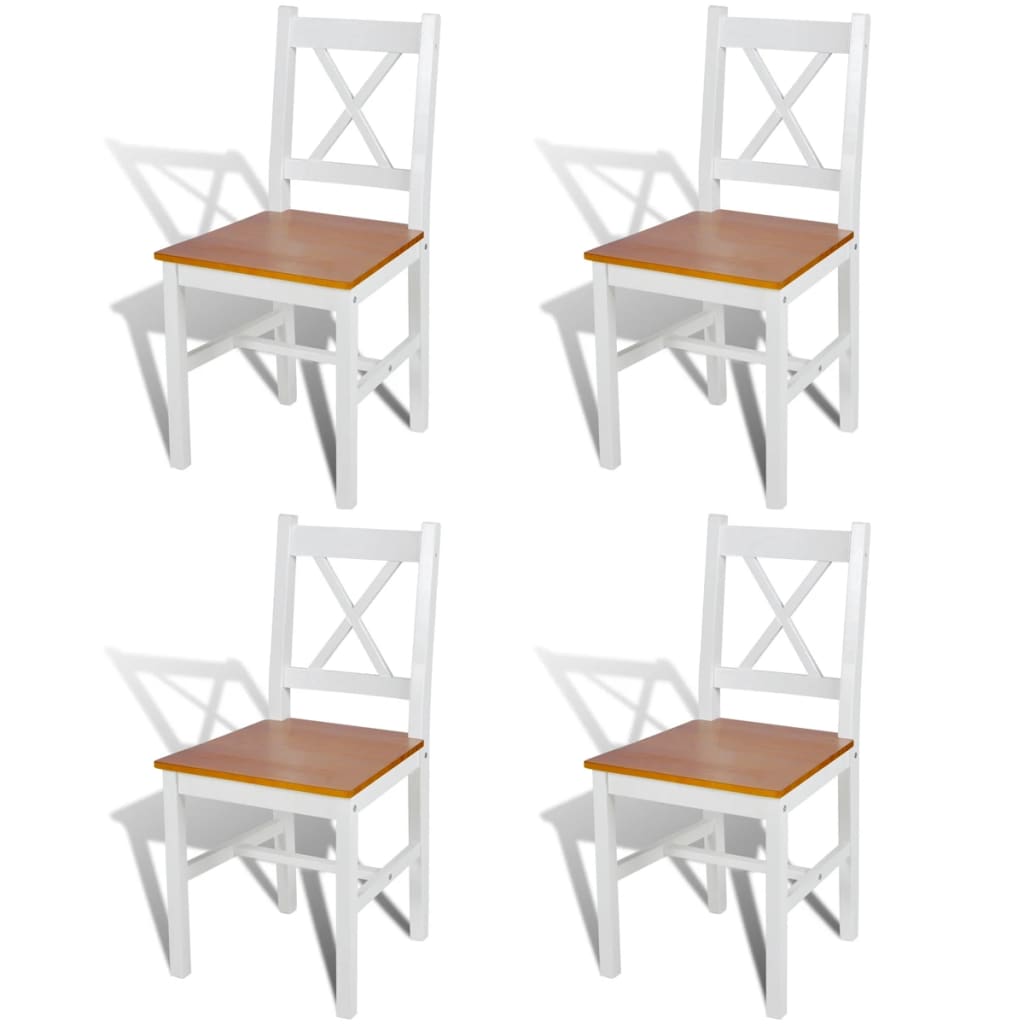 Dining Chairs 2 Pcs Pinewood