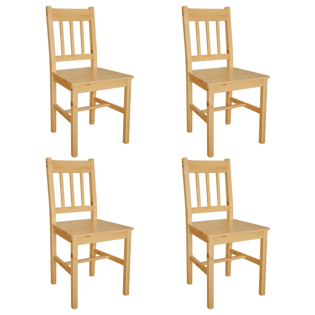 Dining Chairs 2 Pcs Pinewood