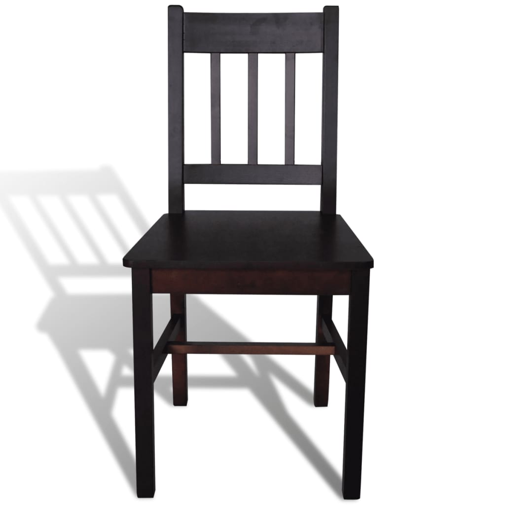 Dining Chairs 2 Pcs Pinewood