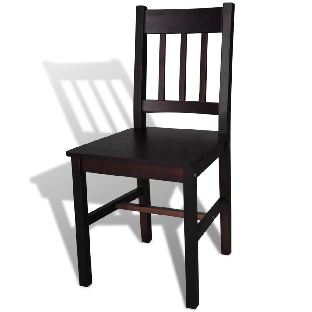 Dining Chairs 2 Pcs Pinewood