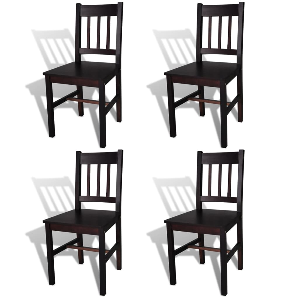 Dining Chairs 2 Pcs Pinewood