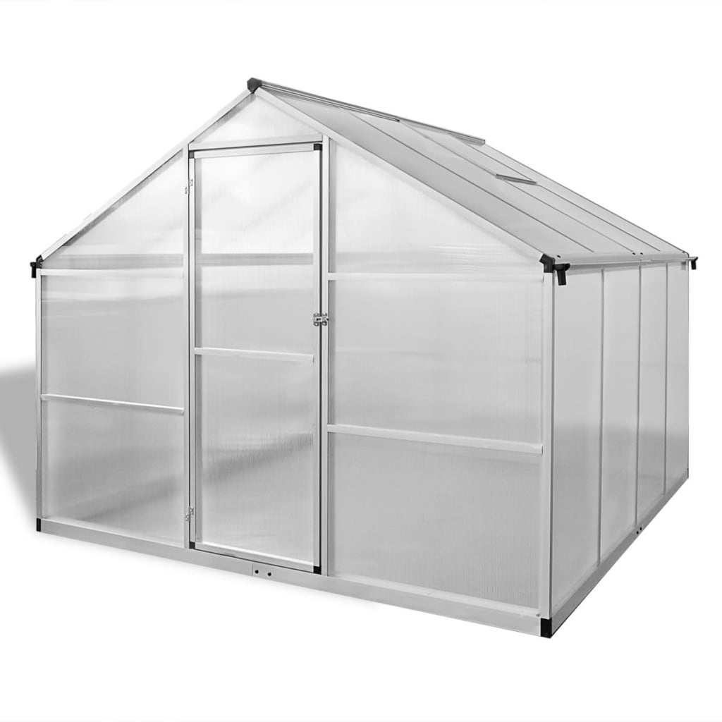 Reinforced Aluminium Greenhouse With Base Frame 6.05 M²