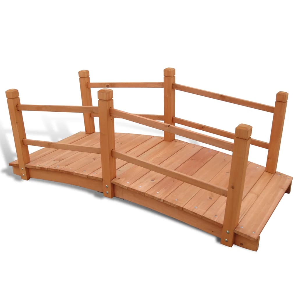 Garden Bridge 140X60X56 Cm Solid Firwood