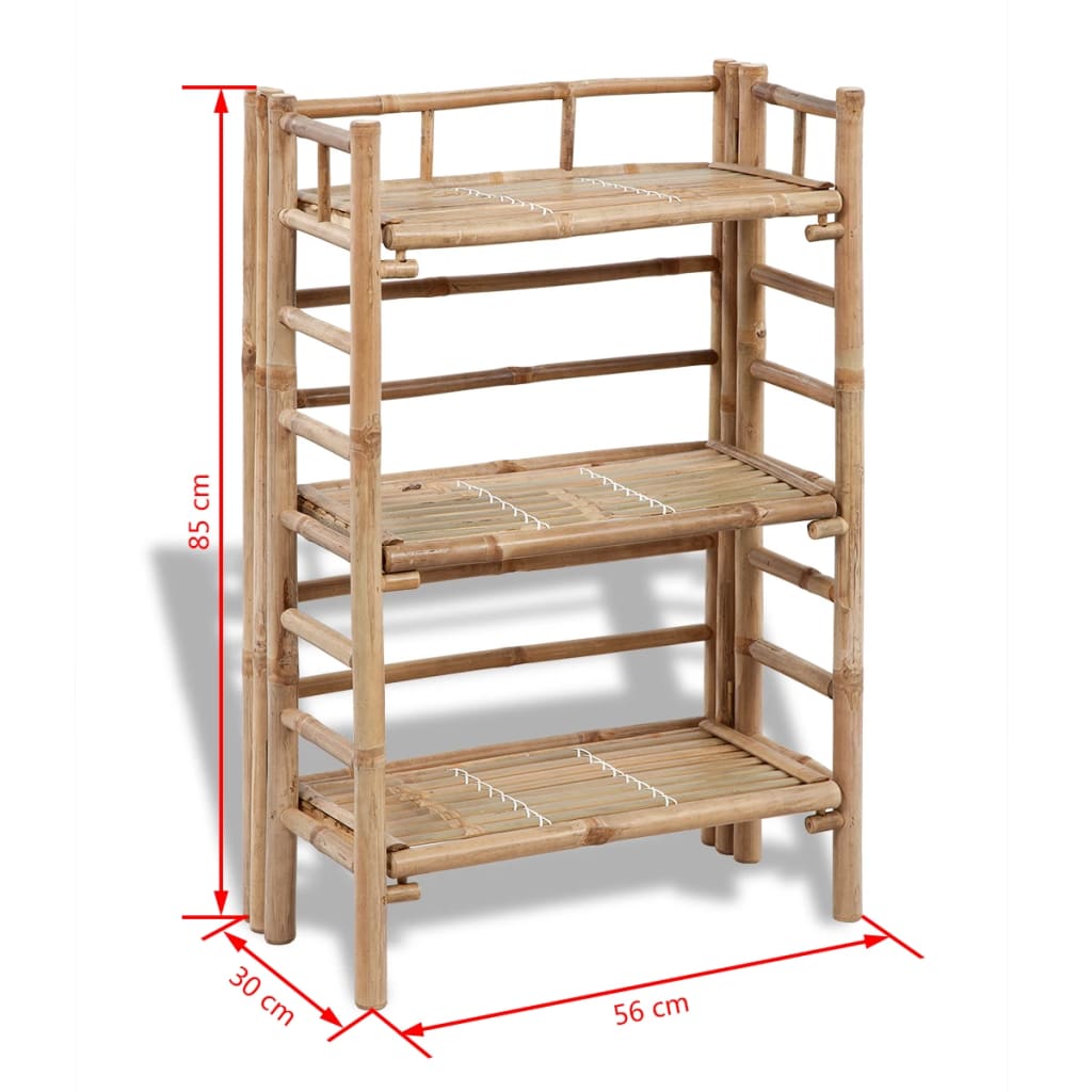 3-Tier Bamboo Plant Rack