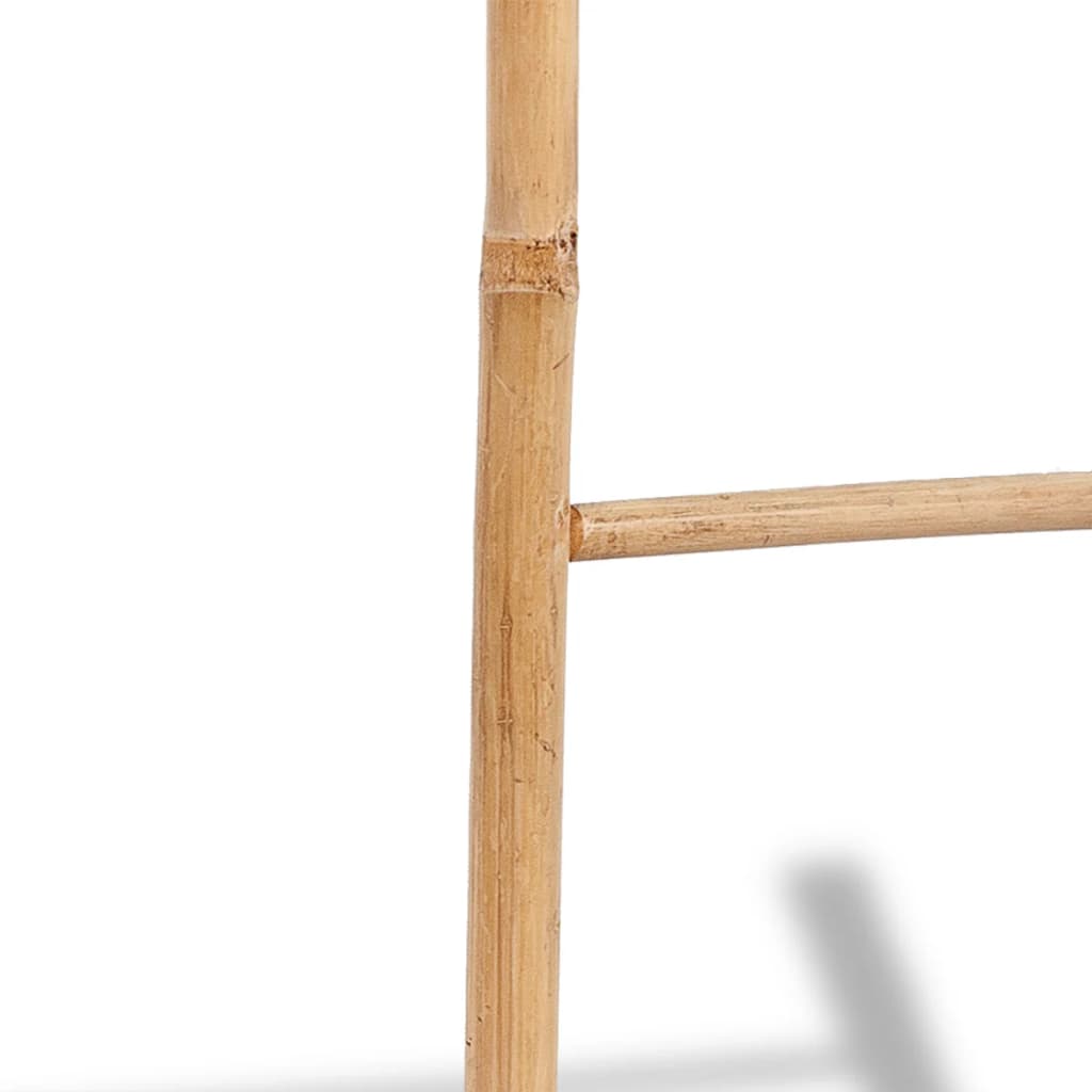 Bamboo Towel Ladder With 6 Rungs