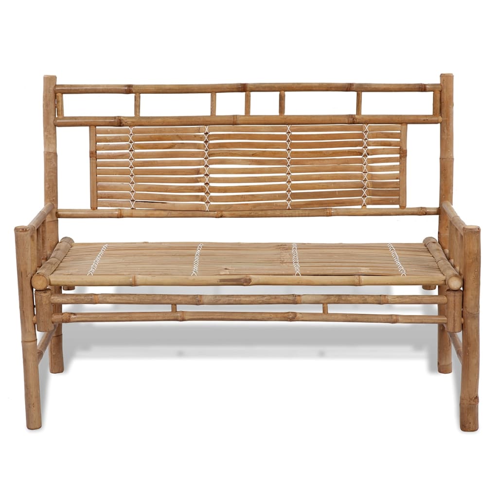 Garden Bench 120 Cm Bamboo