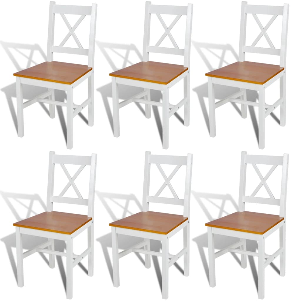 Dining Chairs 2 Pcs Pinewood