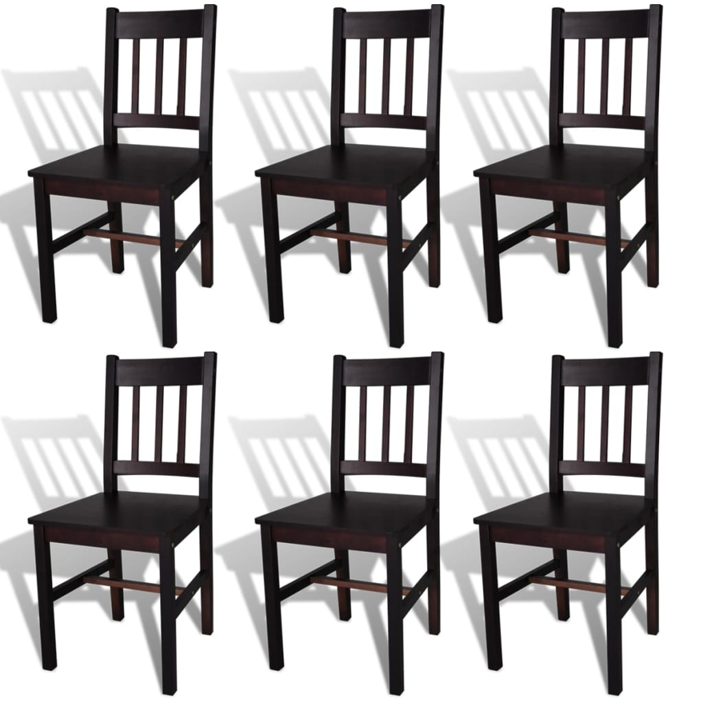 Dining Chairs 2 Pcs Pinewood