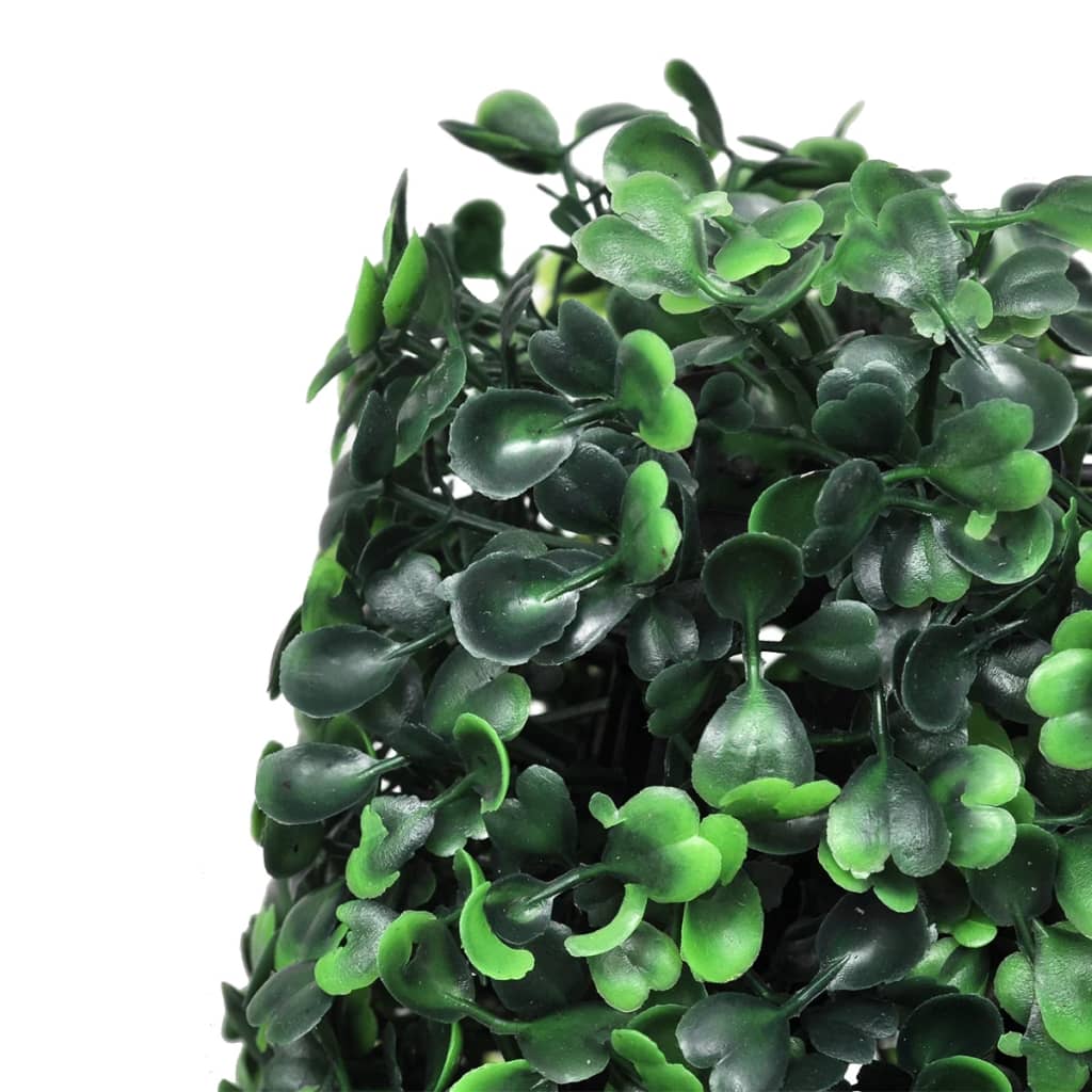 Set Of 3 Artificial Boxwood Pyramid Topiary