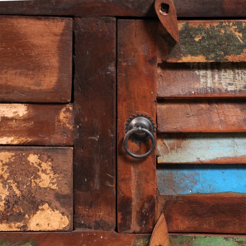 Reclaimed Tv Hi-Fi Cabinet Side Cabinet Solid Wood