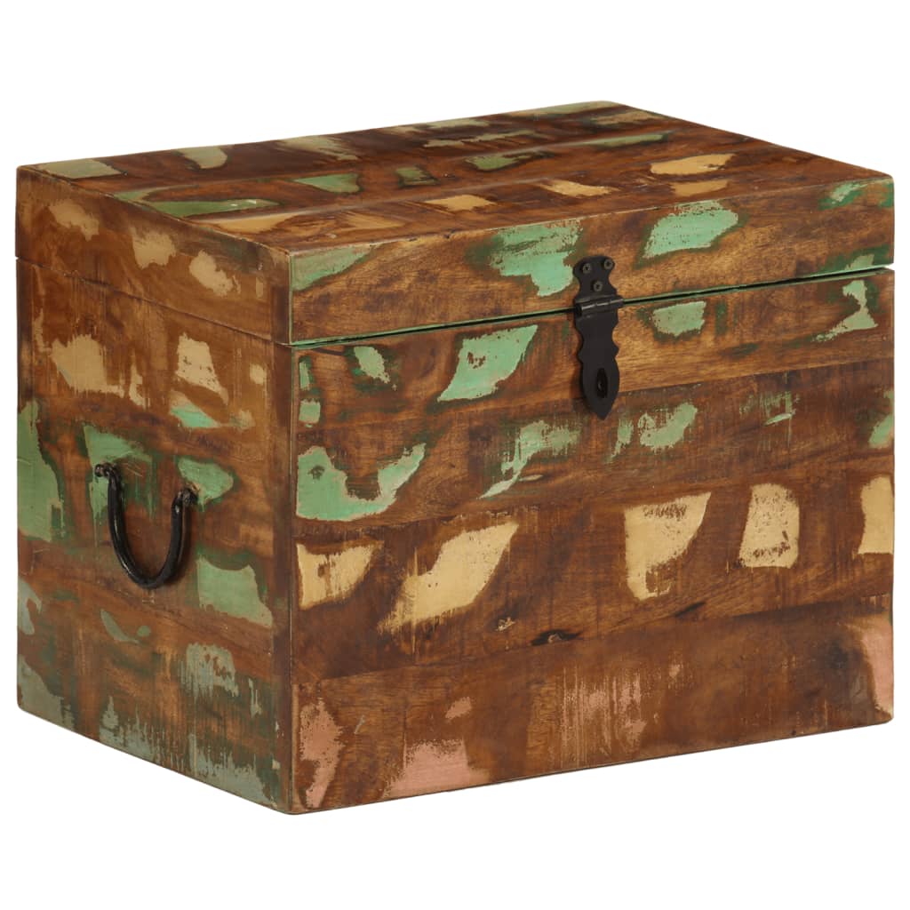Storage Box 39X28X31 Cm Solid Wood Mango