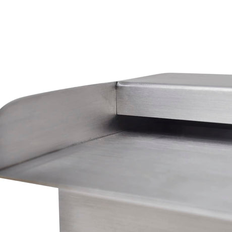 Rectangular Waterfall Pool Fountain Stainless Steel