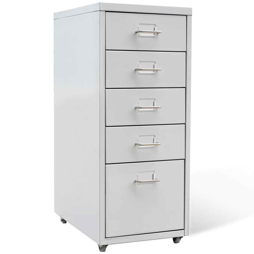 Mobile File Cabinet 28X41X109 Cm Metal