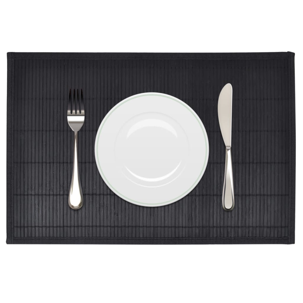 6 Bamboo Placemats 30 X 45 Cm