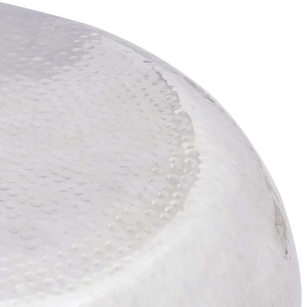 Hammered Aluminium Coffee Table