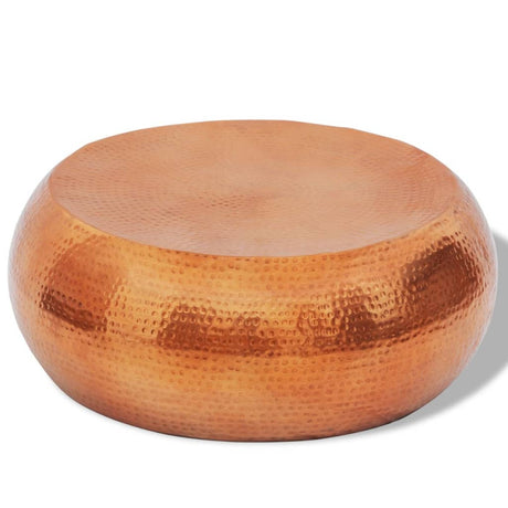 Hammered Aluminium Coffee Table