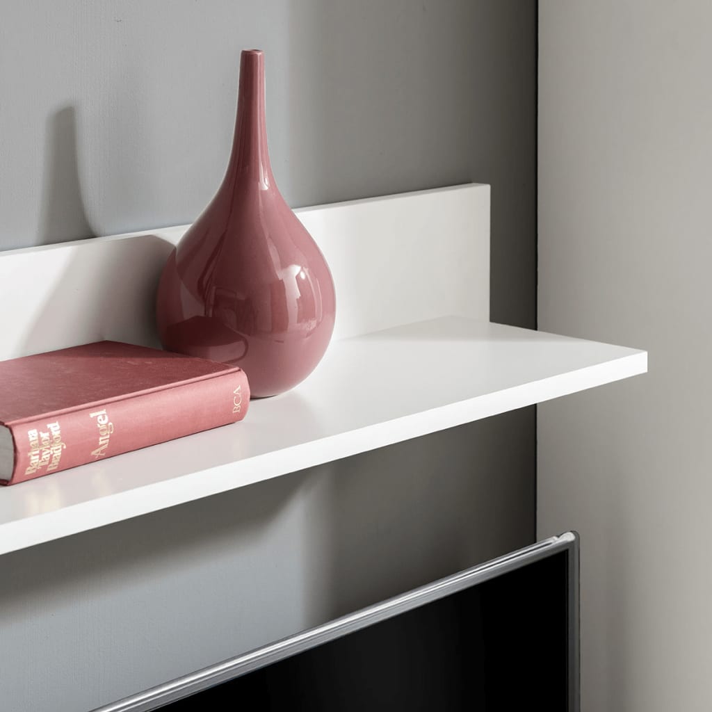 4 Pcs High Gloss Wall Display Cabinet Tv Unit With Led Lighting