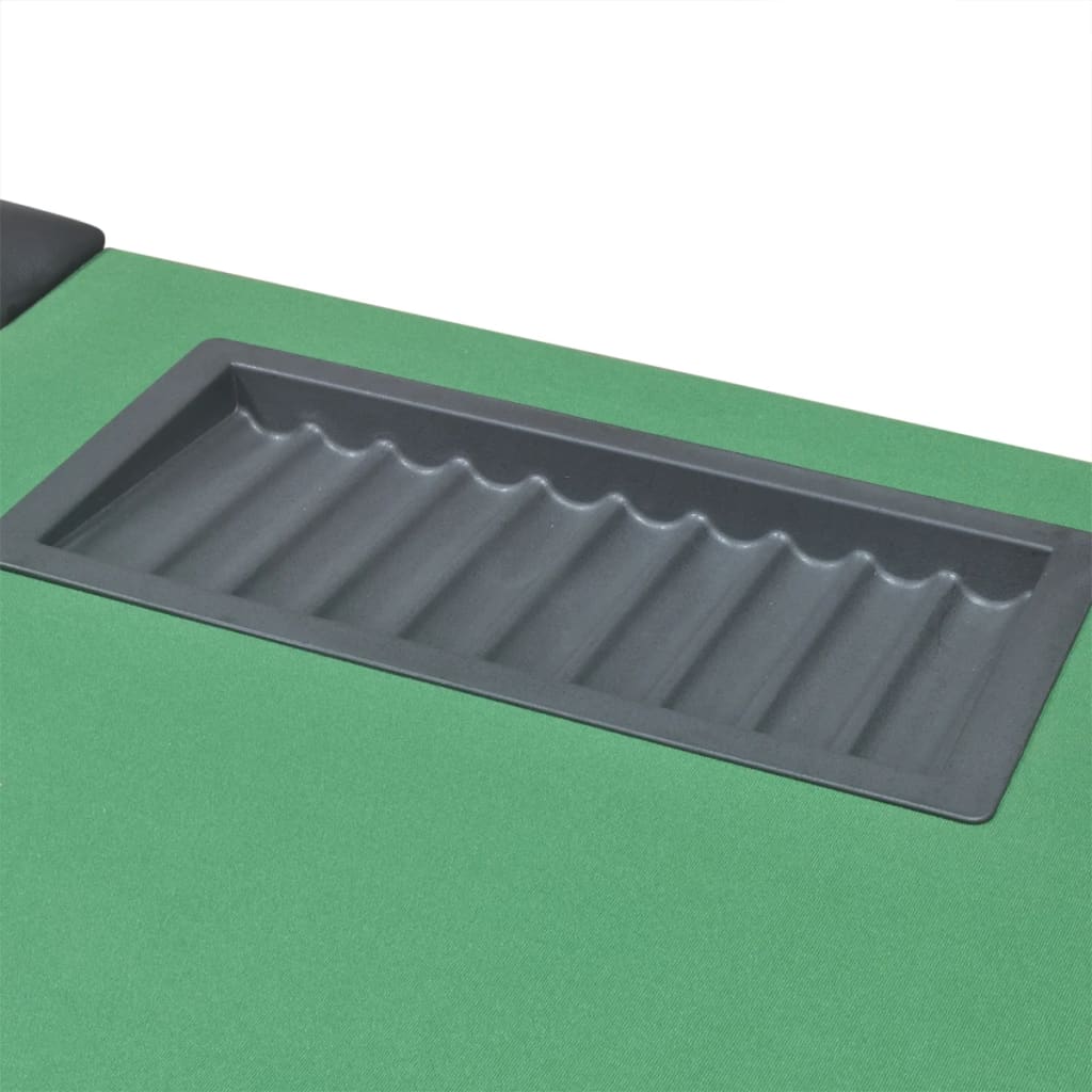 10-Player Poker Table With Dealer Area And Chip Tray