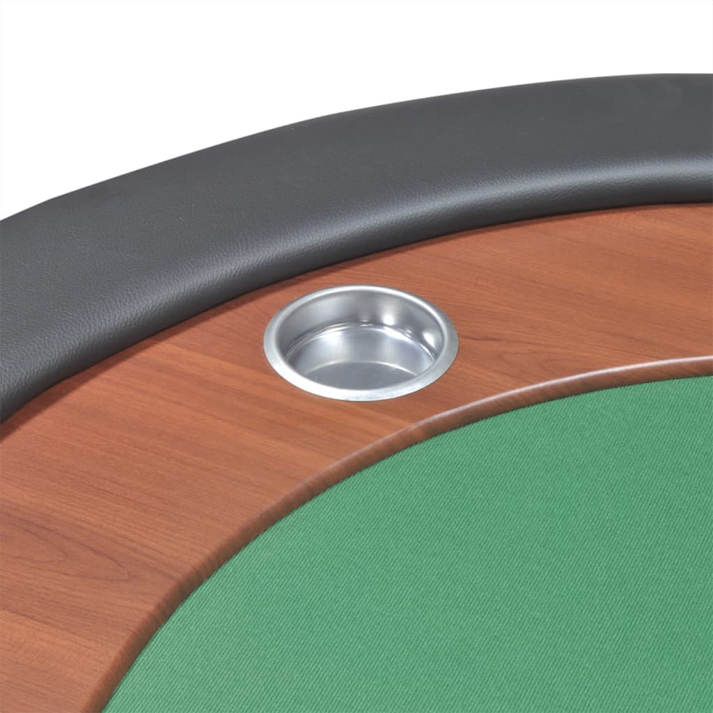10-Player Poker Table With Dealer Area And Chip Tray