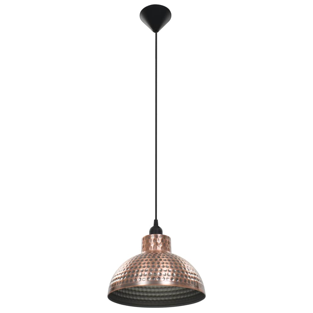 Ceiling Lamps 2 Pcs Semi-Spherical Copper Colour