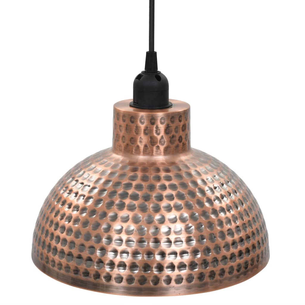 Ceiling Lamps 2 Pcs Semi-Spherical Copper Colour