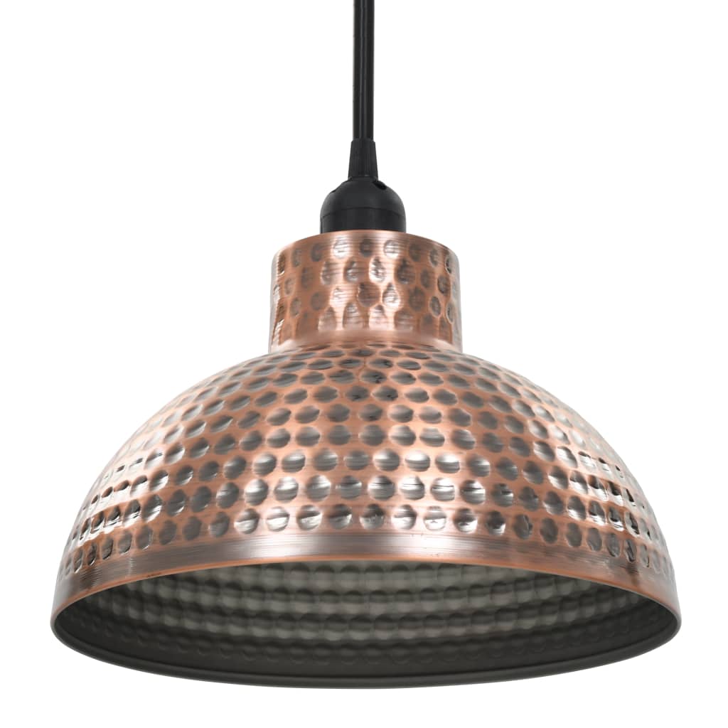 Ceiling Lamps 2 Pcs Semi-Spherical Copper Colour