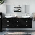 5 Piece Bathroom Furniture Set Engineered Wood