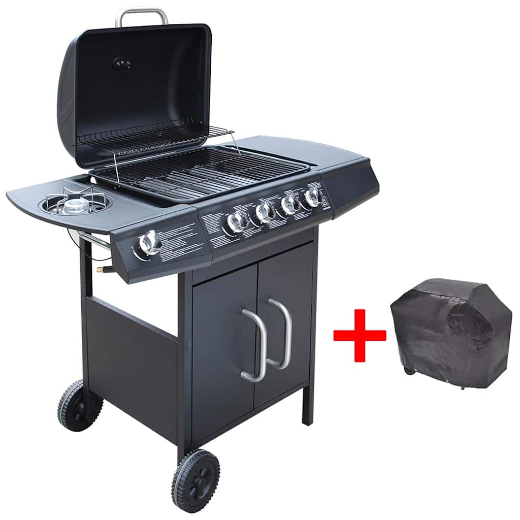 Gas Barbecue Grill 4+1 Cooking Zone