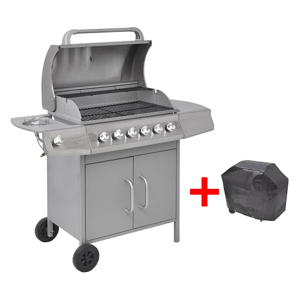 Gas Barbecue Grill 6+1 Cooking Zone
