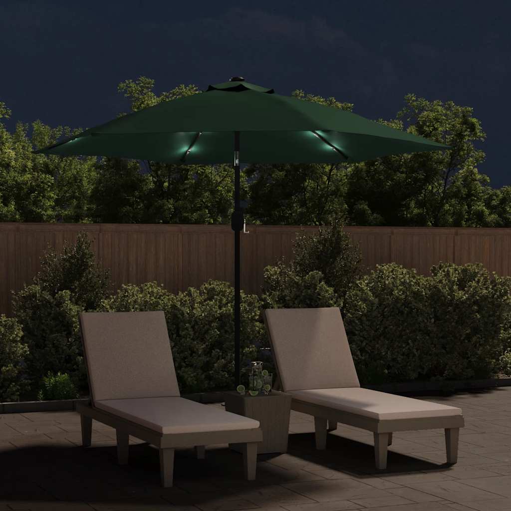 Led Cantilever Garden Parasol 3 M