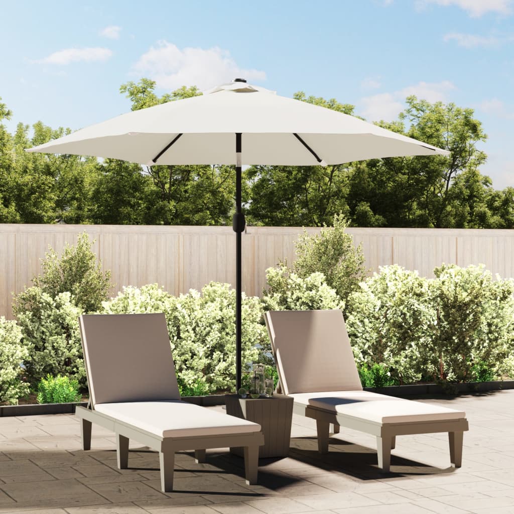 Led Cantilever Garden Parasol 3 M