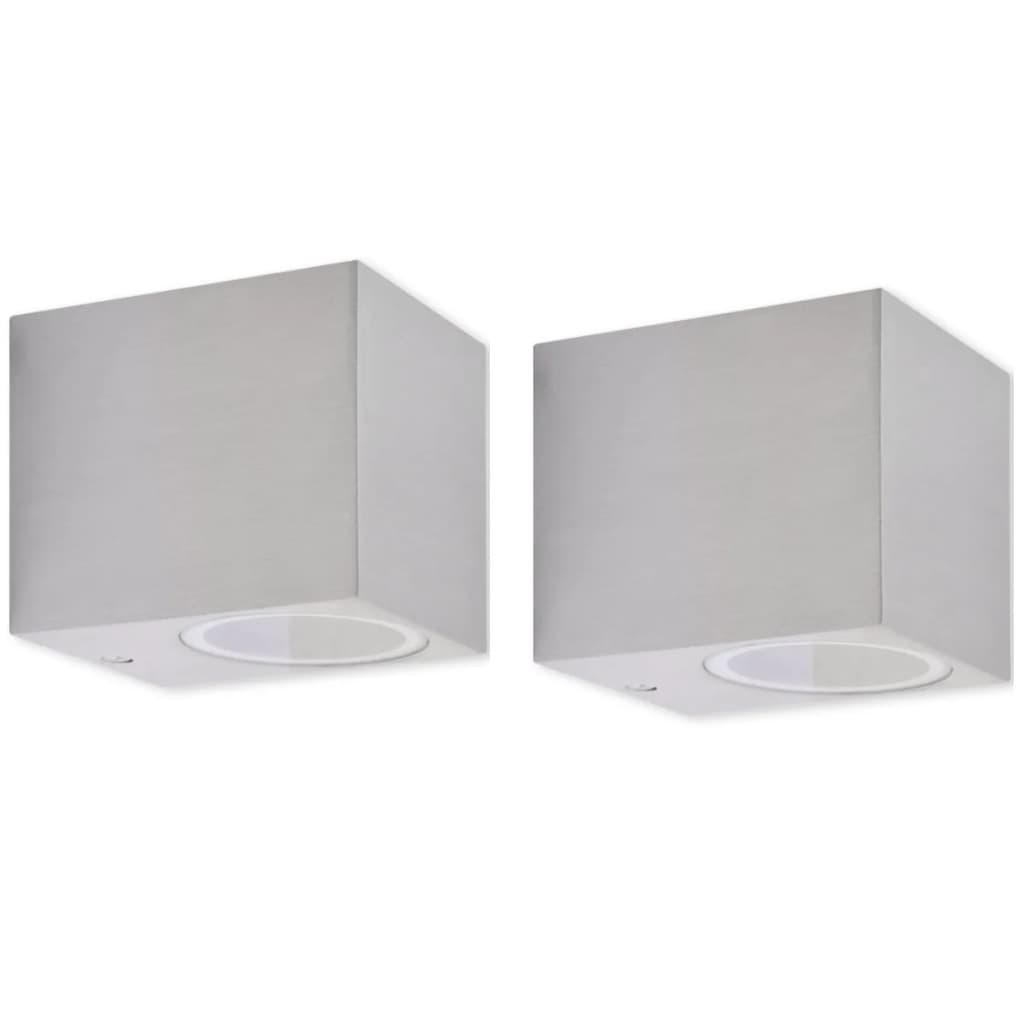 Cube Outdoor Wall Lights 2 Pcs