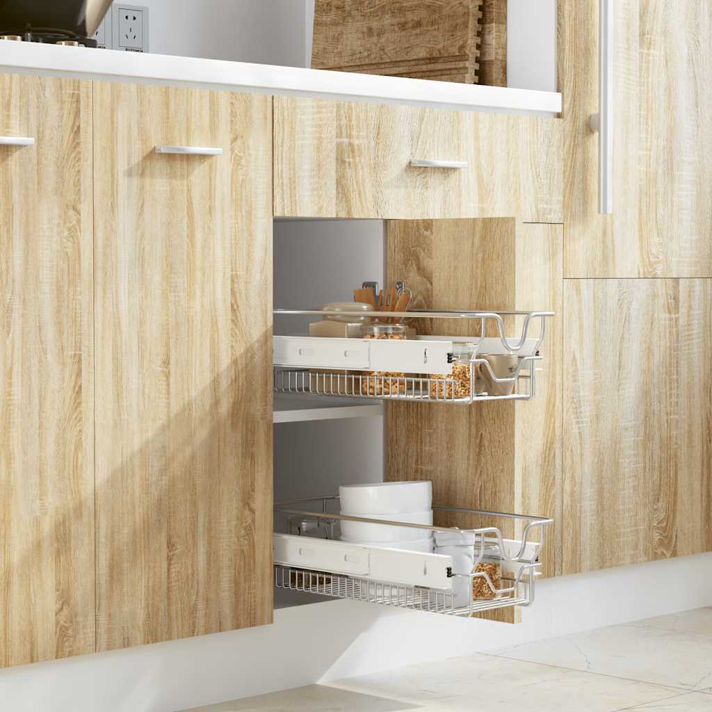 Pull-Out Wire Baskets 2 Pcs