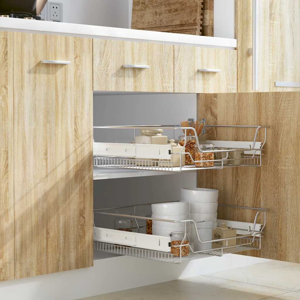 Pull-Out Wire Baskets 2 Pcs