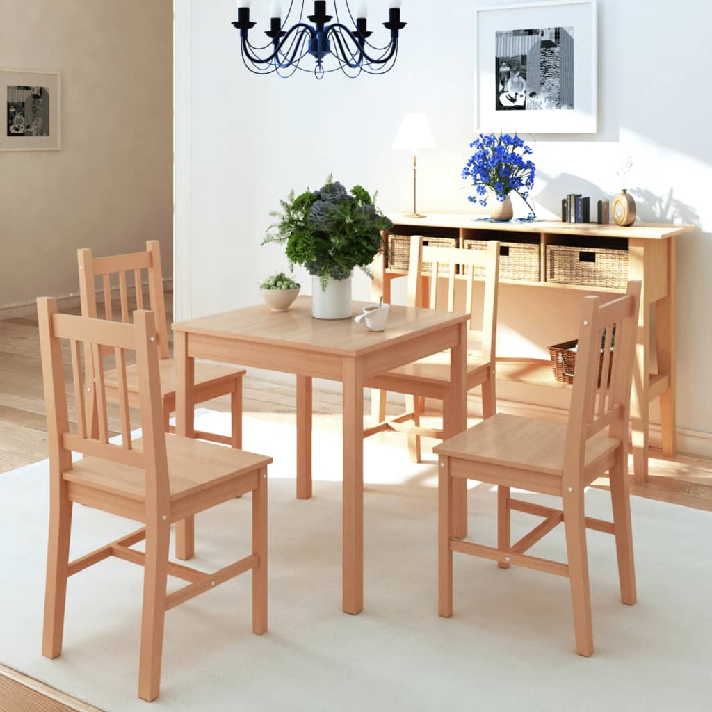 Three Piece Dining Set Pinewood