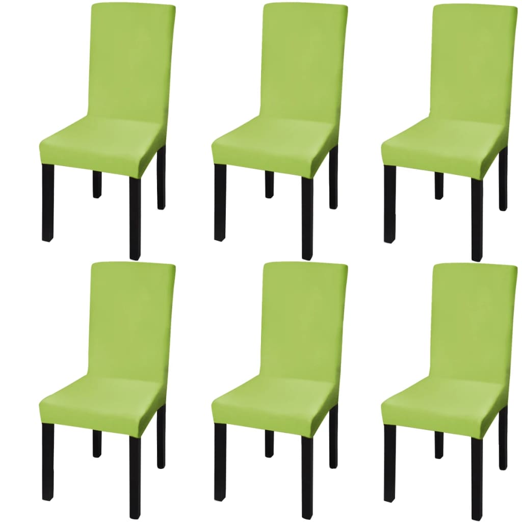 Straight Stretchable Chair Cover 4 Pcs