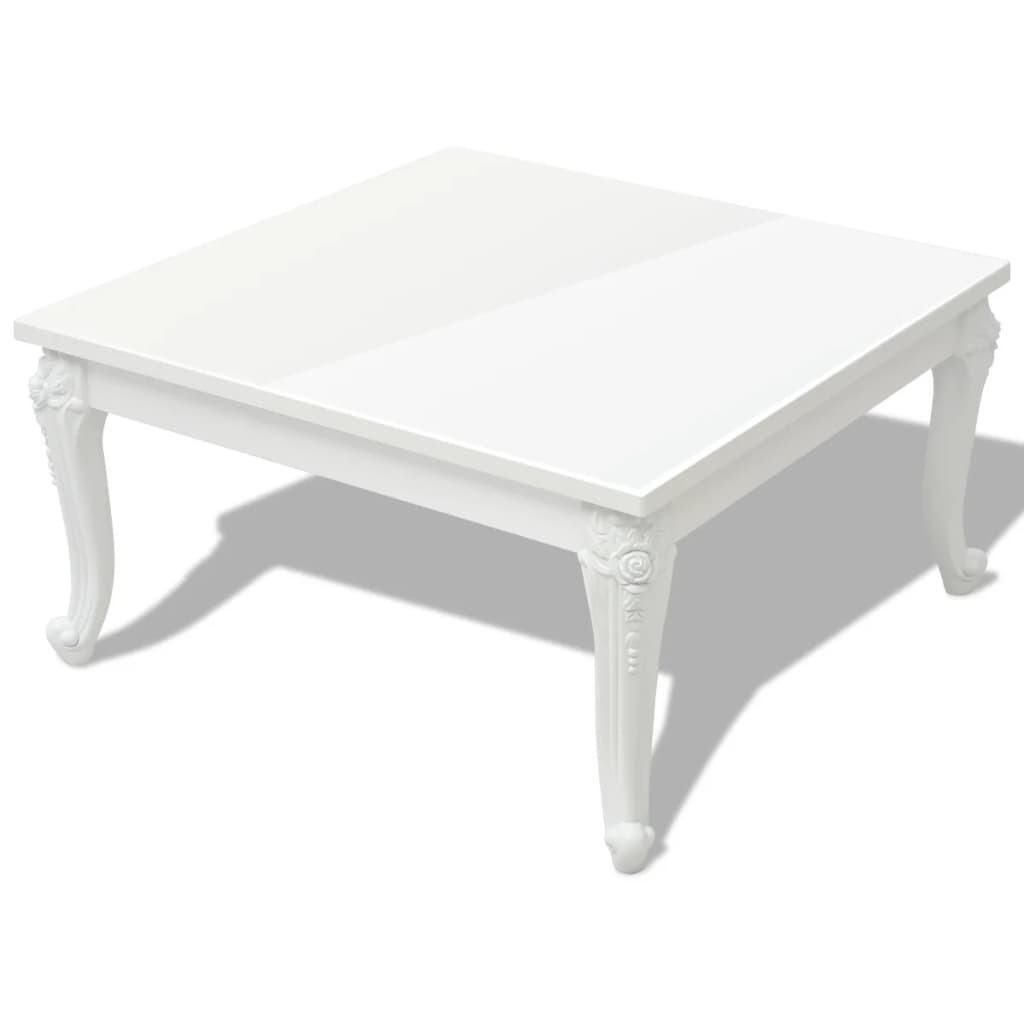 Coffee Table High Gloss White